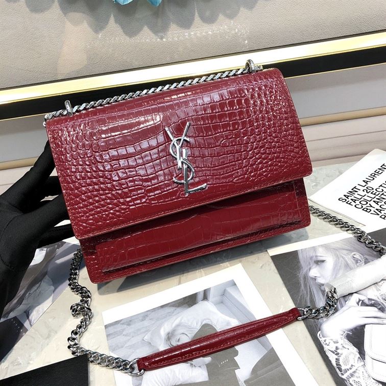 YSL SUNSET RED BAG