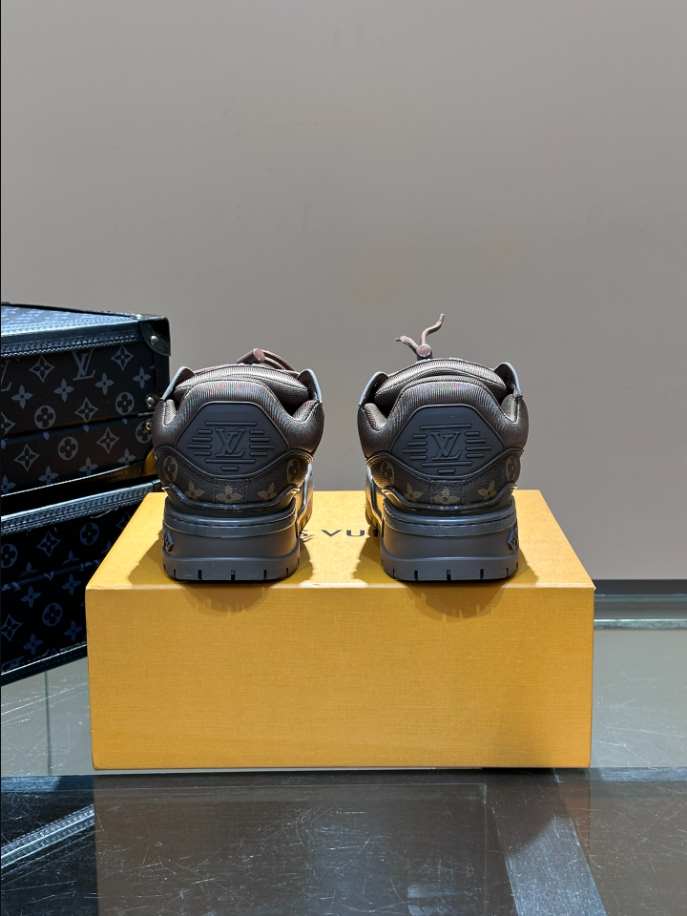 LOUIS VUITTON Maxi Trainers Ebony Black Sneaker