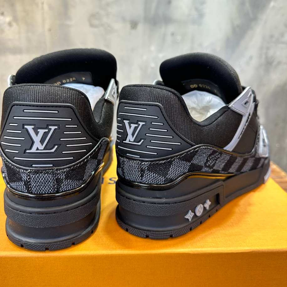Louis Vuitton LV Trainer Damier Denim Black Sneaker