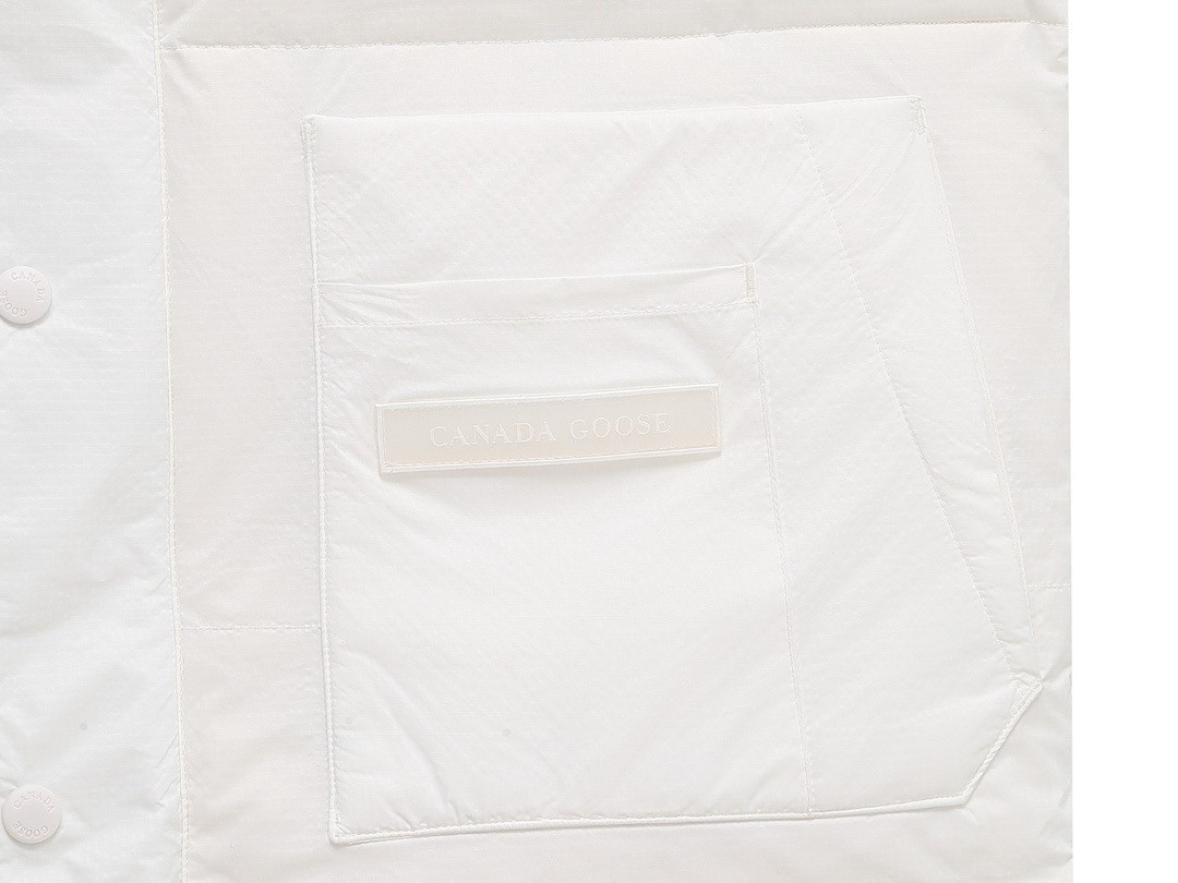 CANADA GOOSE WHITE VEST - CN33