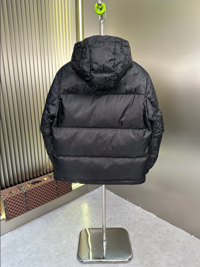 GUCCI Black Hooded Jacket - GCJ053