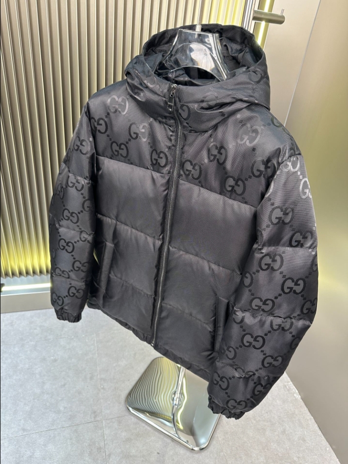 GUCCI Black Hooded Jacket - GCJ053