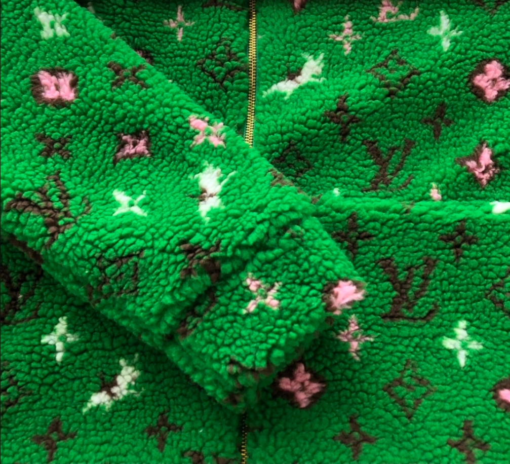 Louis Vuitton Monogram Fleece Green Jacket - LVC045