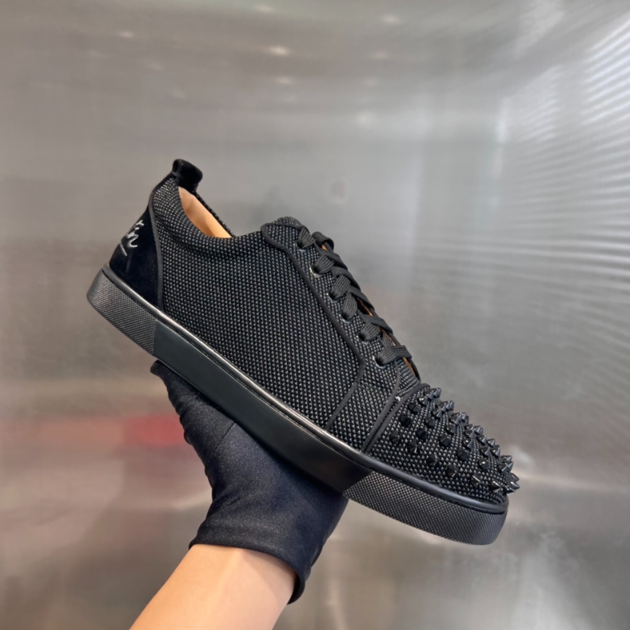Christian Louboutin Vieira 2 Orlato Black Sneaker - CLS036