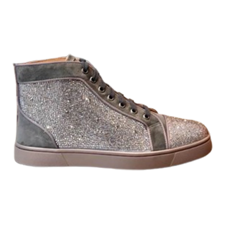 Christian Louboutin Grey Silver Sneaker - CLS054
