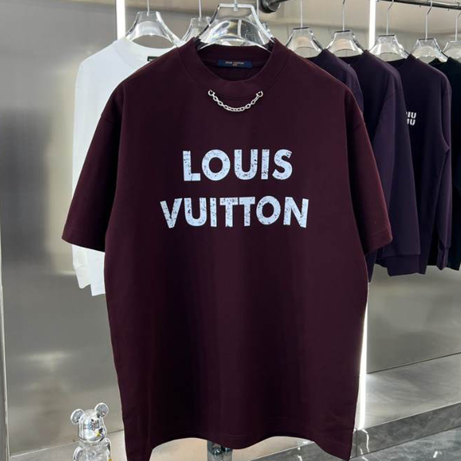 Louis Vuitton Black Short Sleeve Shirt - LVTS077