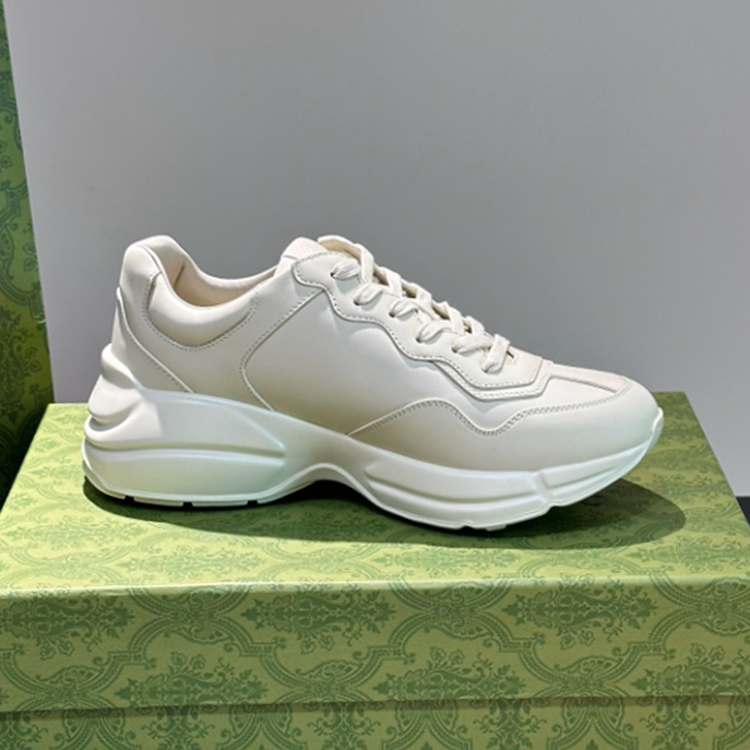 Gucci Rhyton White Leather Sneaker - GCC173