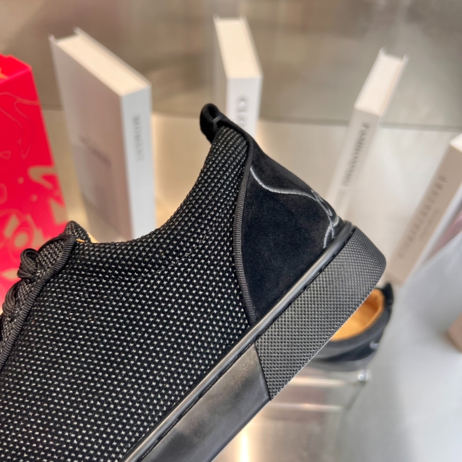 Christian Louboutin Vieira 2 Orlato Black Sneaker - CLS036