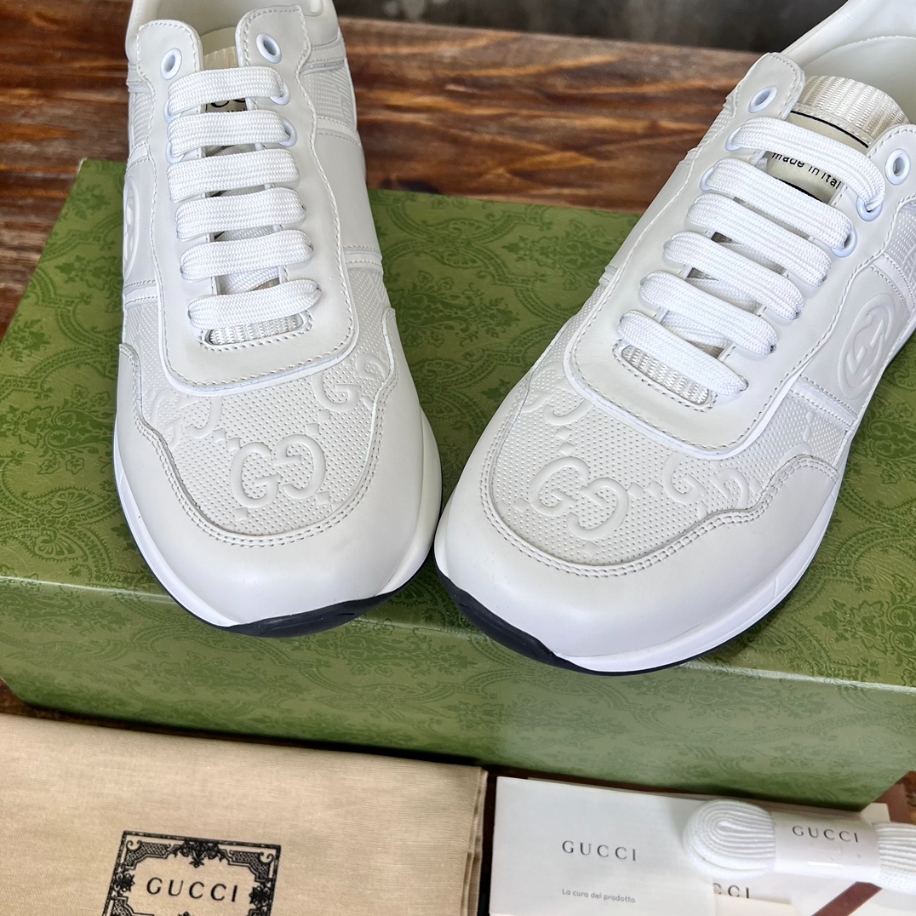 Gucci White Mid Sneaker - GCC165