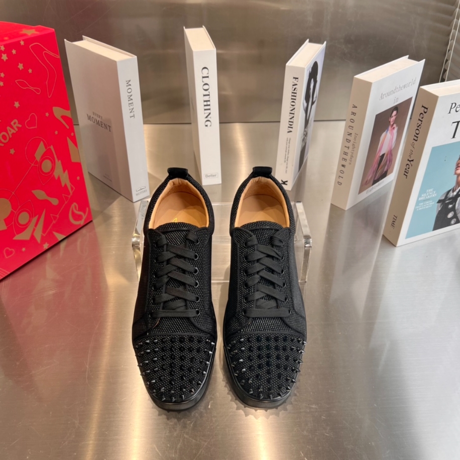 Christian Louboutin Vieira 2 Orlato Black Sneaker - CLS036