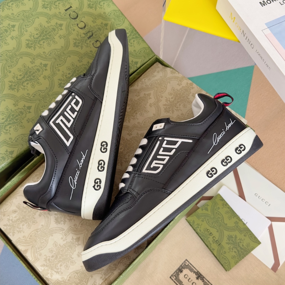 Gucci Black Mid Sneaker - GCC164