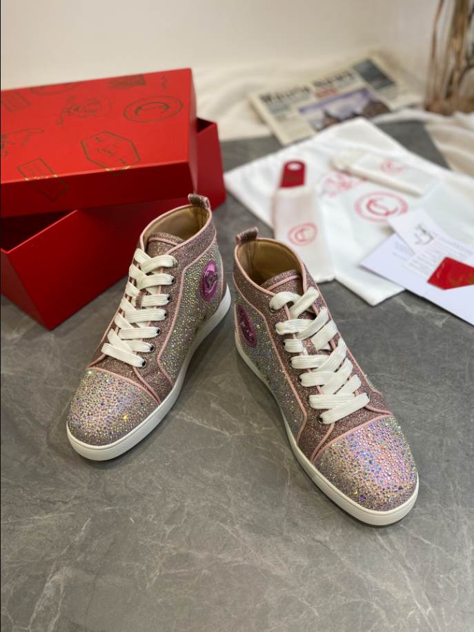 Christian Louboutin Low Top Rose Sneaker - CLS052