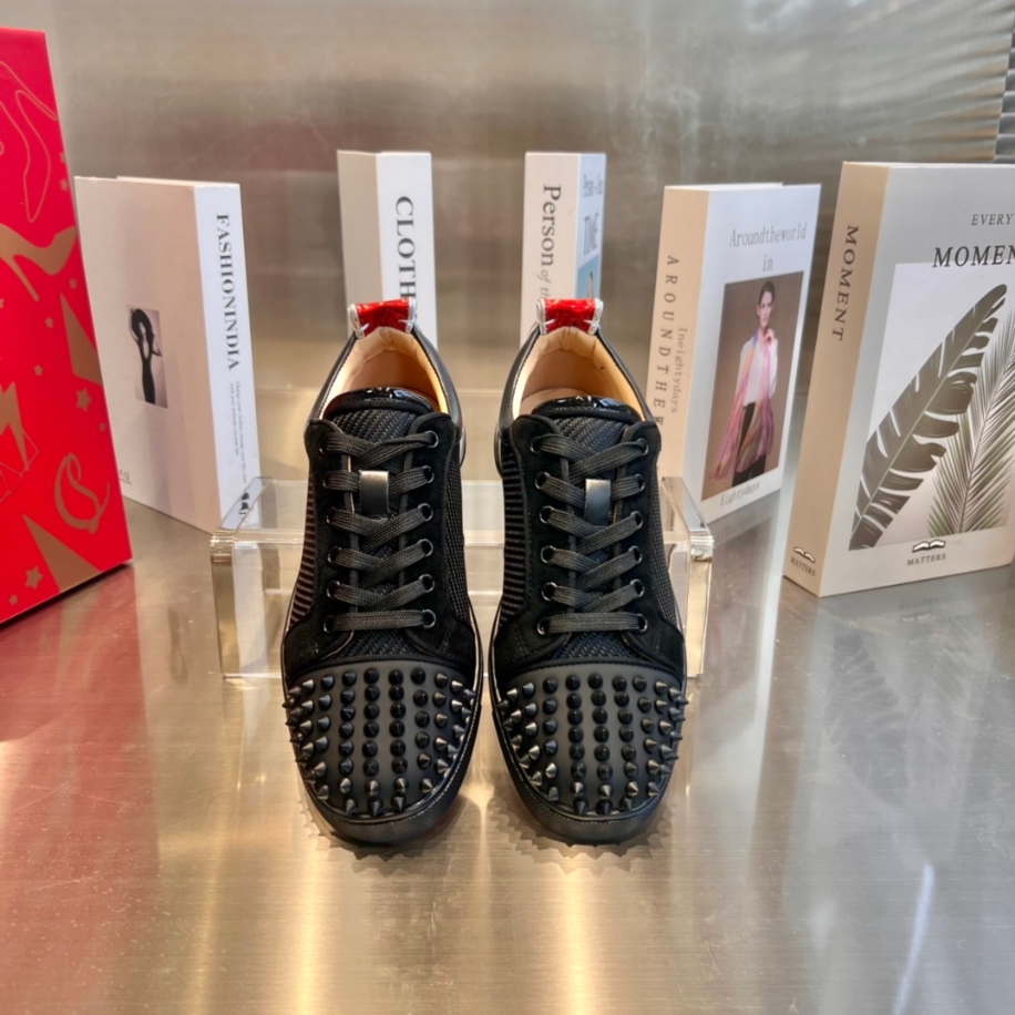 Christian Louboutin Version Black Red Sneaker - CLS037