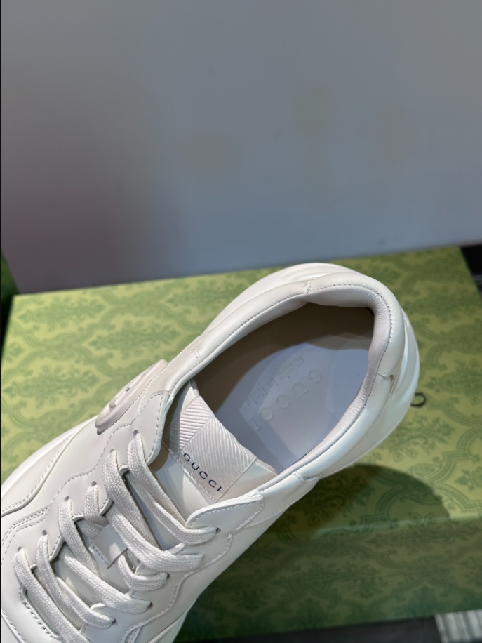Gucci Rhyton White Leather Sneaker - GCC173