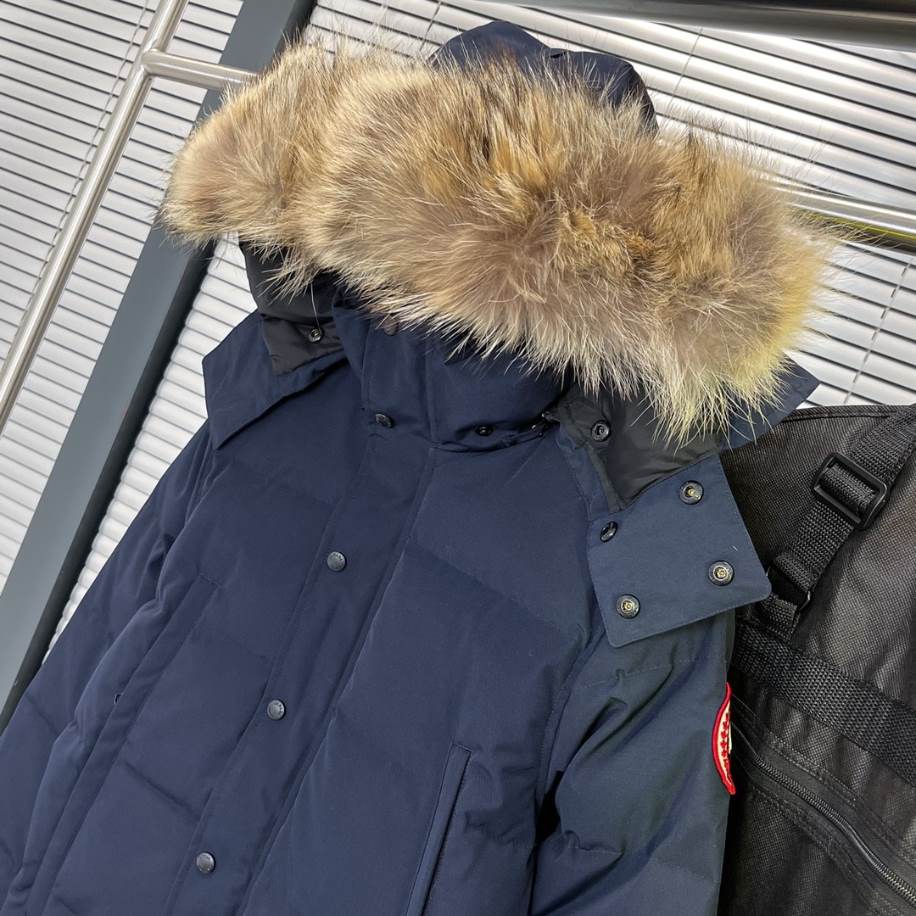 Canada Goose Blue Wyndham Parka Jacket - CN38