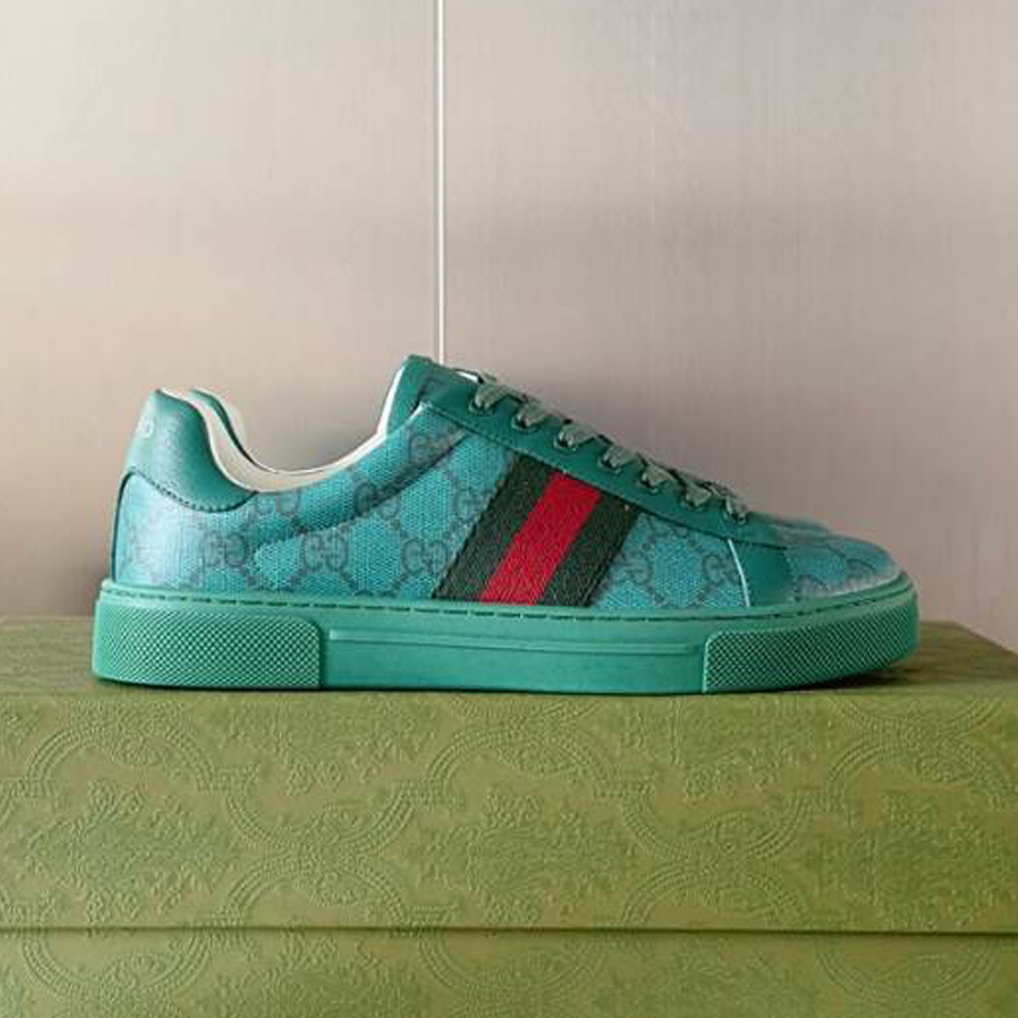 Gucci Ace Crystal Green Sneakers - GCC188