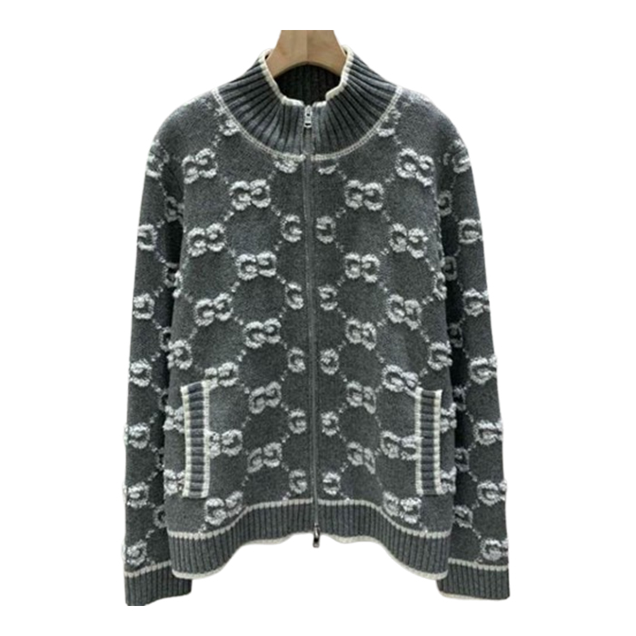 GUCCI Bouclé Stitch Jacquard Knitwear - GCK052