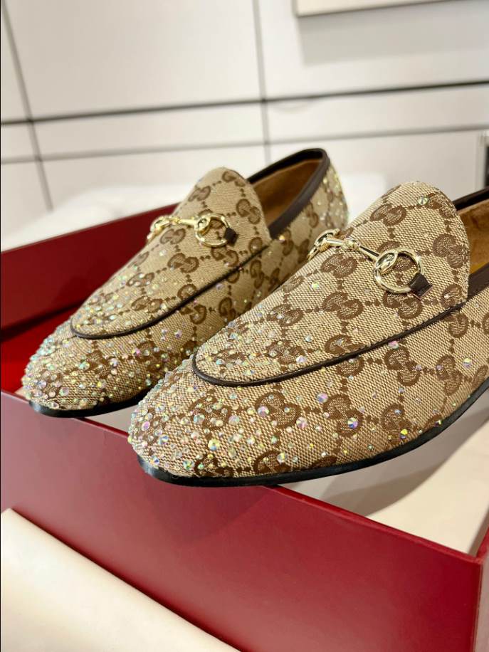 Gucci Jordaan Light Beige Loafer - GL061