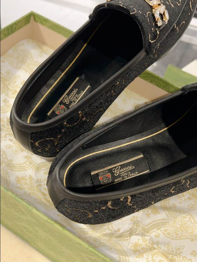 Gucci Horsebit Princetown Black Leather Loafer - GL074