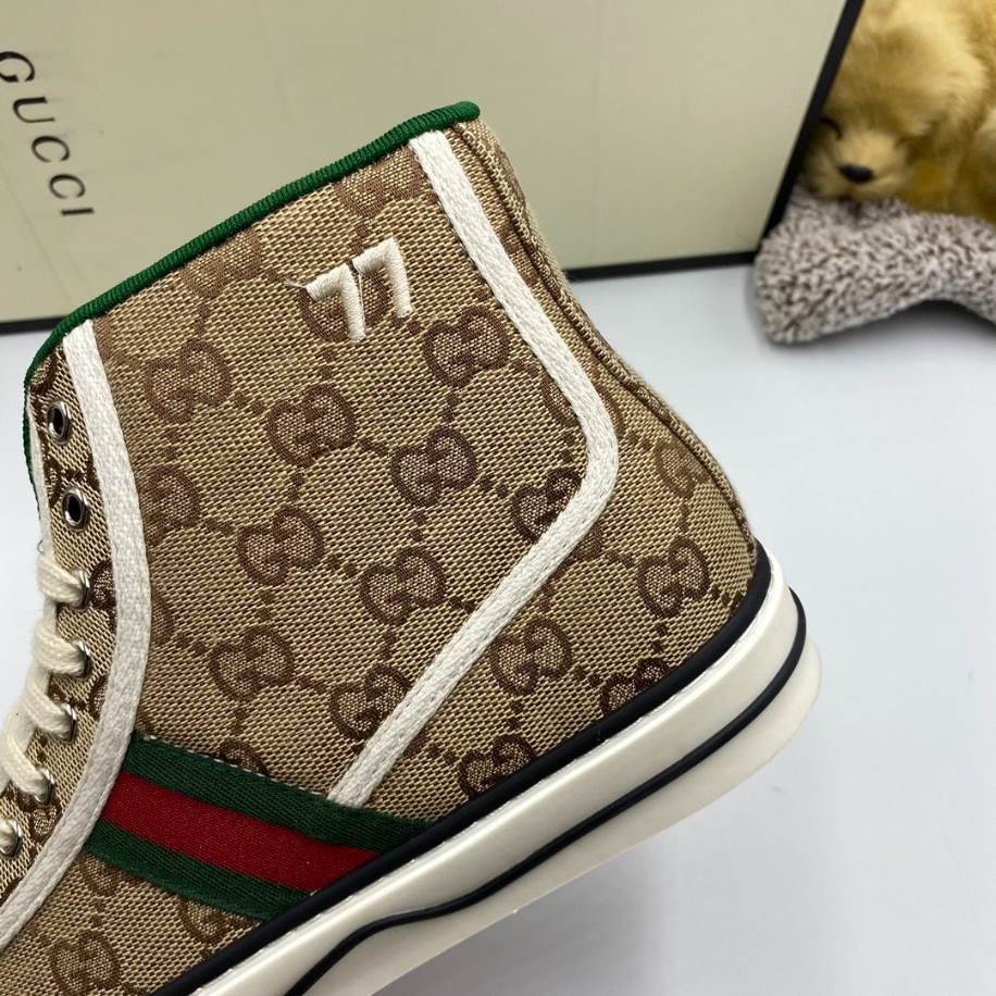 Gucci Off The Grid High Ebony Brown Sneakers - GCC214