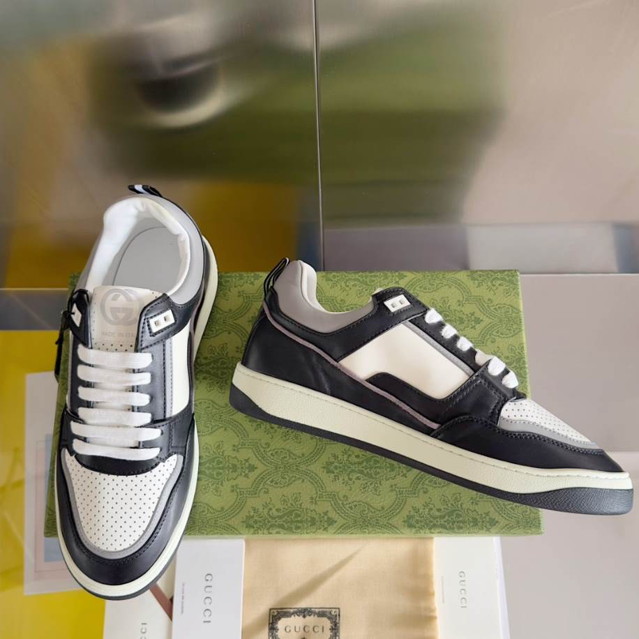 Gucci Basket Grey White Sneakers - GCC222