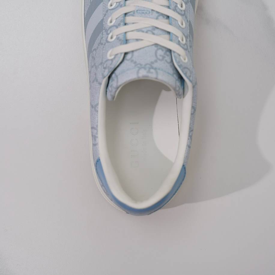 Gucci Ace Light Blue White Sneakers - GCC216