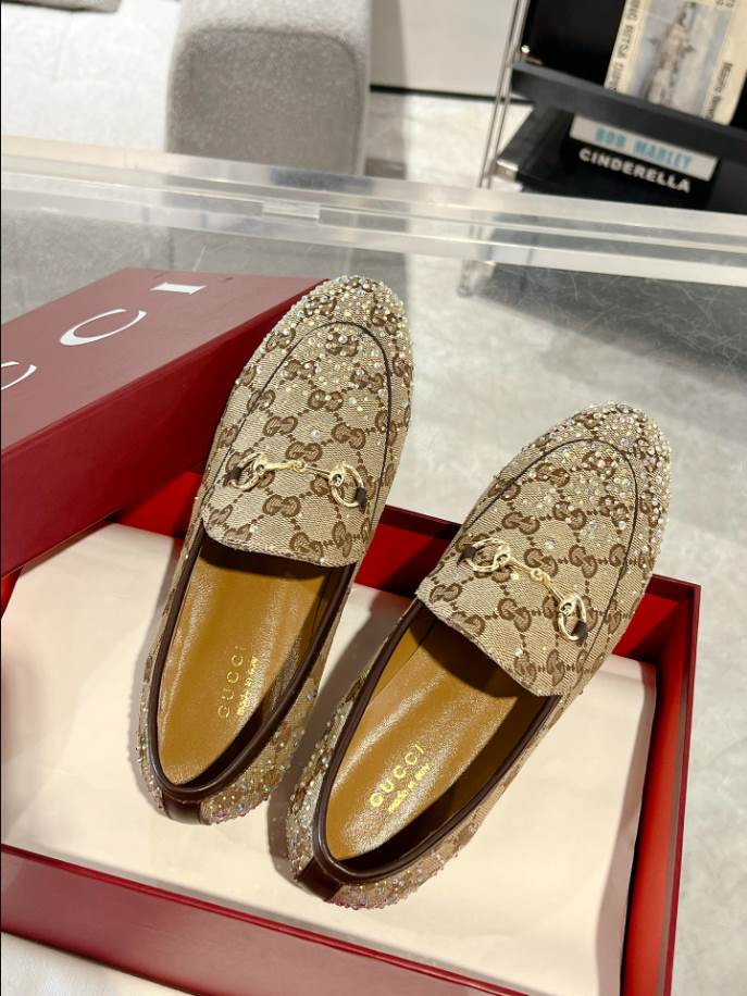Gucci Jordaan Light Beige Loafer - GL061