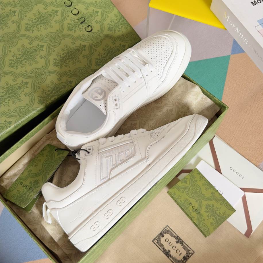 Gucci Basket White Sneakers - GCC221