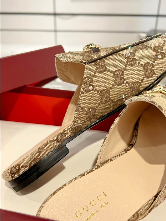 Gucci Princetown Slipper Beige Loafer - GL059