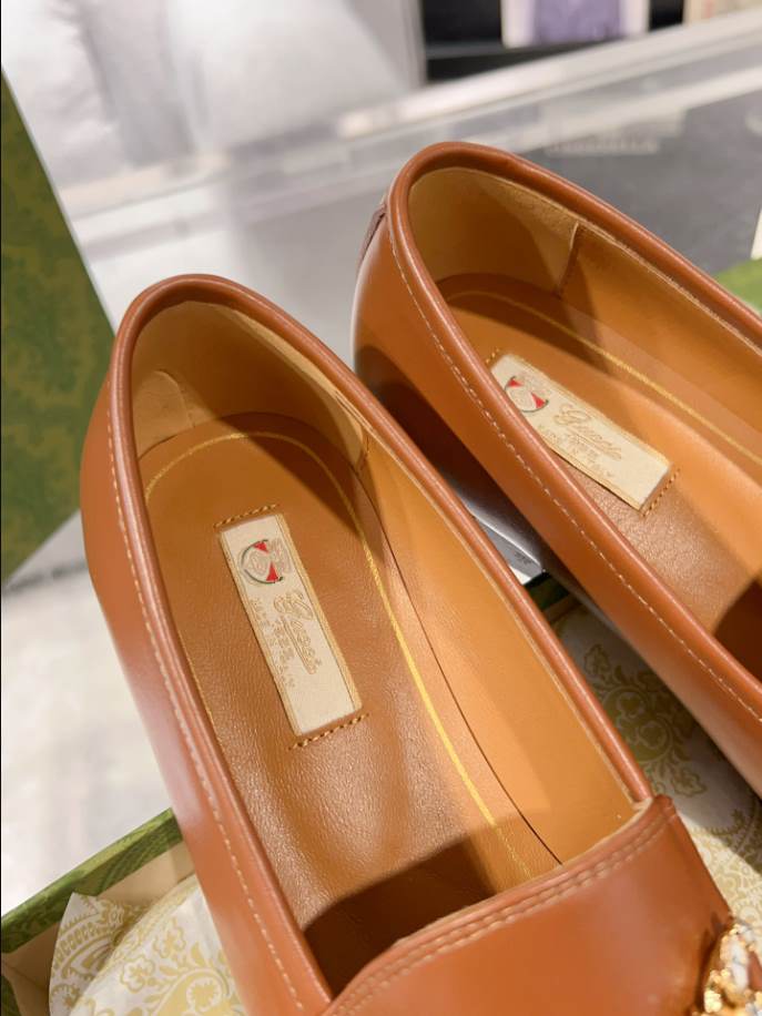 Gucci Jordaan Brown Loafer - GL068