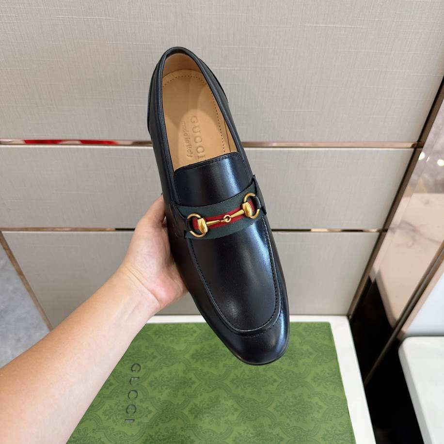 Gucci Slipper Flacher Black Loafer - GL082