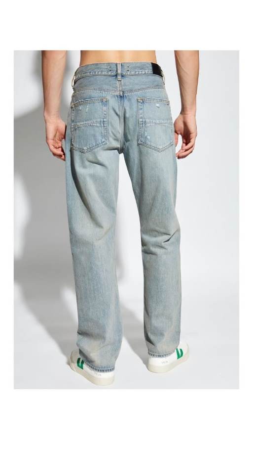 Amiri Bandana Repair Blue Jeans - AMIJ039