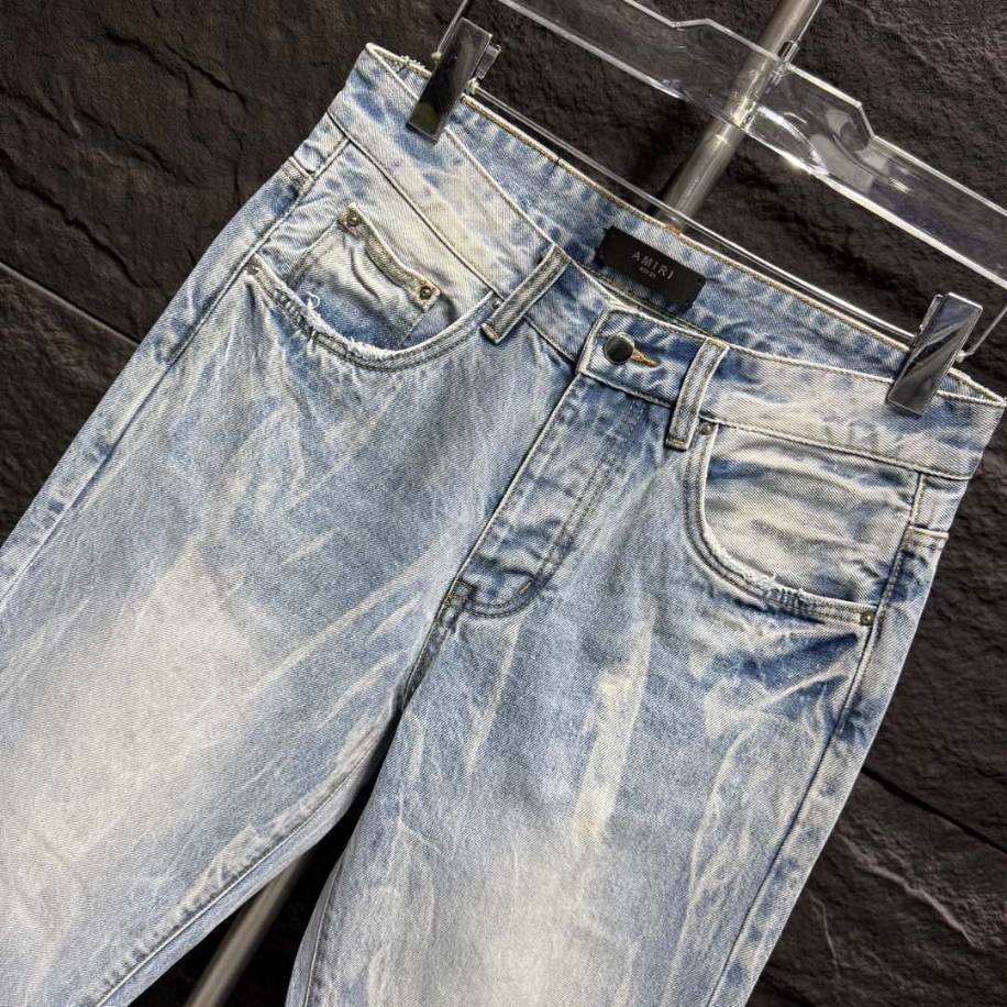 Amiri White Blue Jeans - AMIJ038