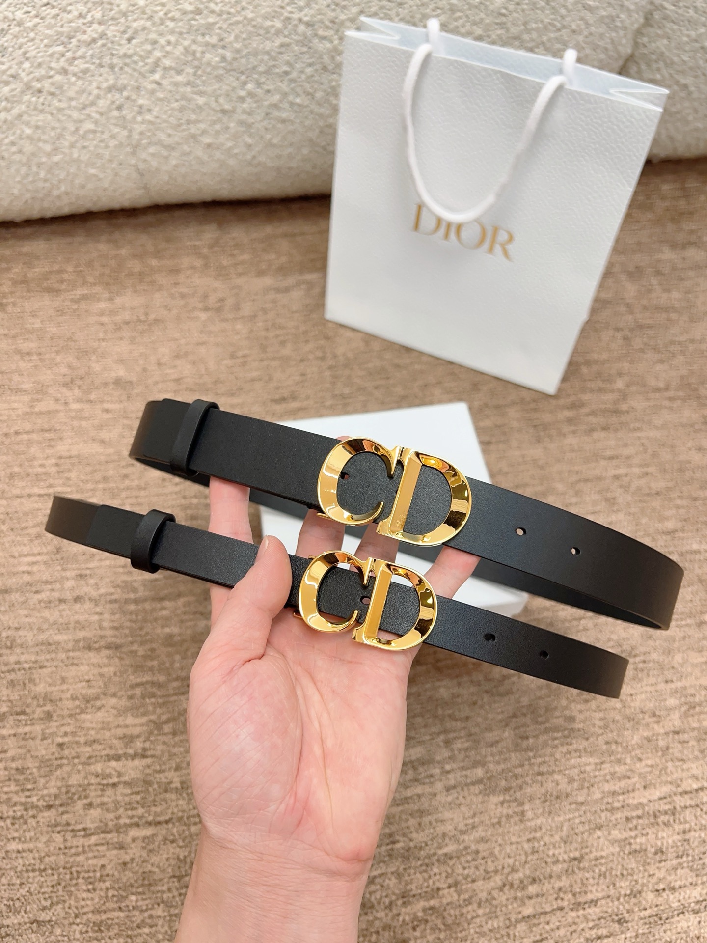 MEDIUM LADY DIOR BAG BLACK CRINKLED - DB002 MEDIUM LADY DIOR BAG BLACK CRINKLED