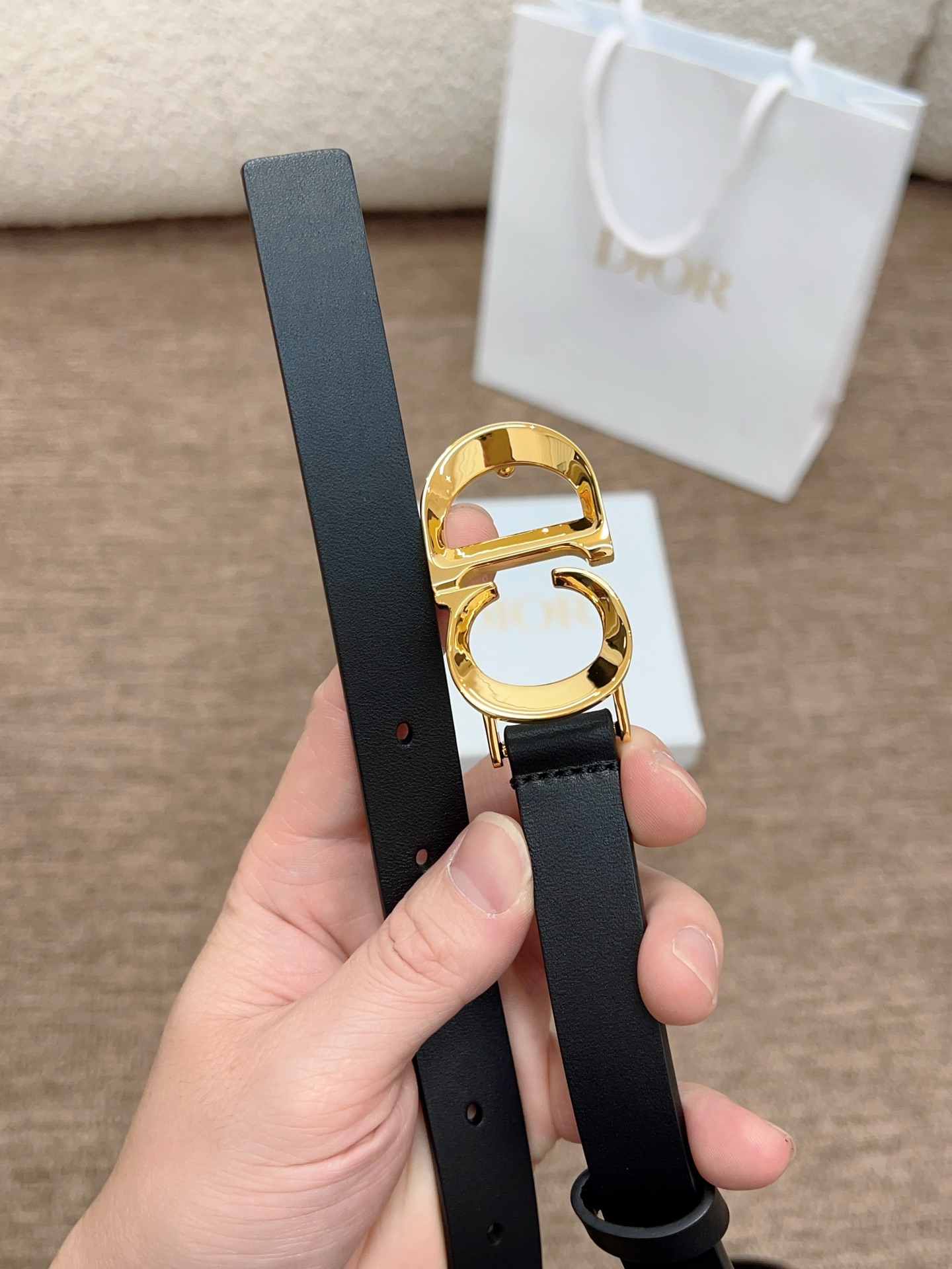 MEDIUM LADY DIOR BAG BLACK CRINKLED - DB002 MEDIUM LADY DIOR BAG BLACK CRINKLED