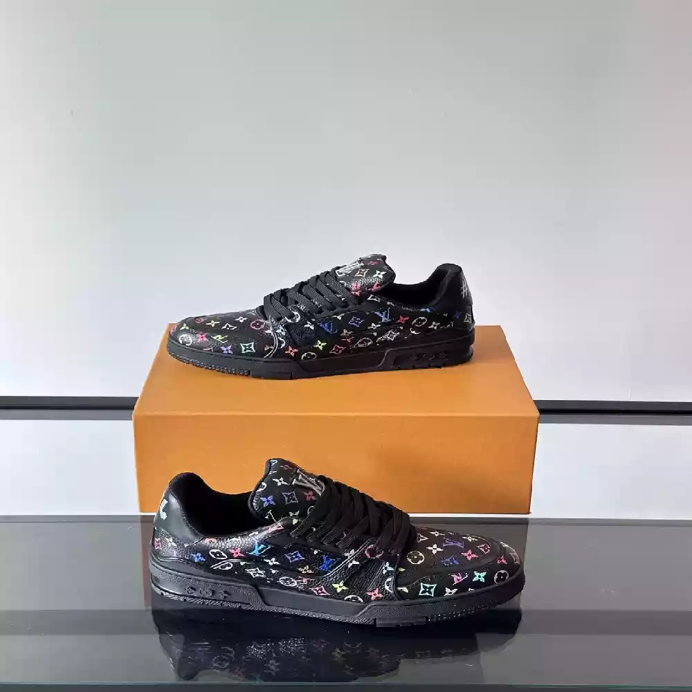 LV x TM LV TRAINER SNEAKER IN BLACK