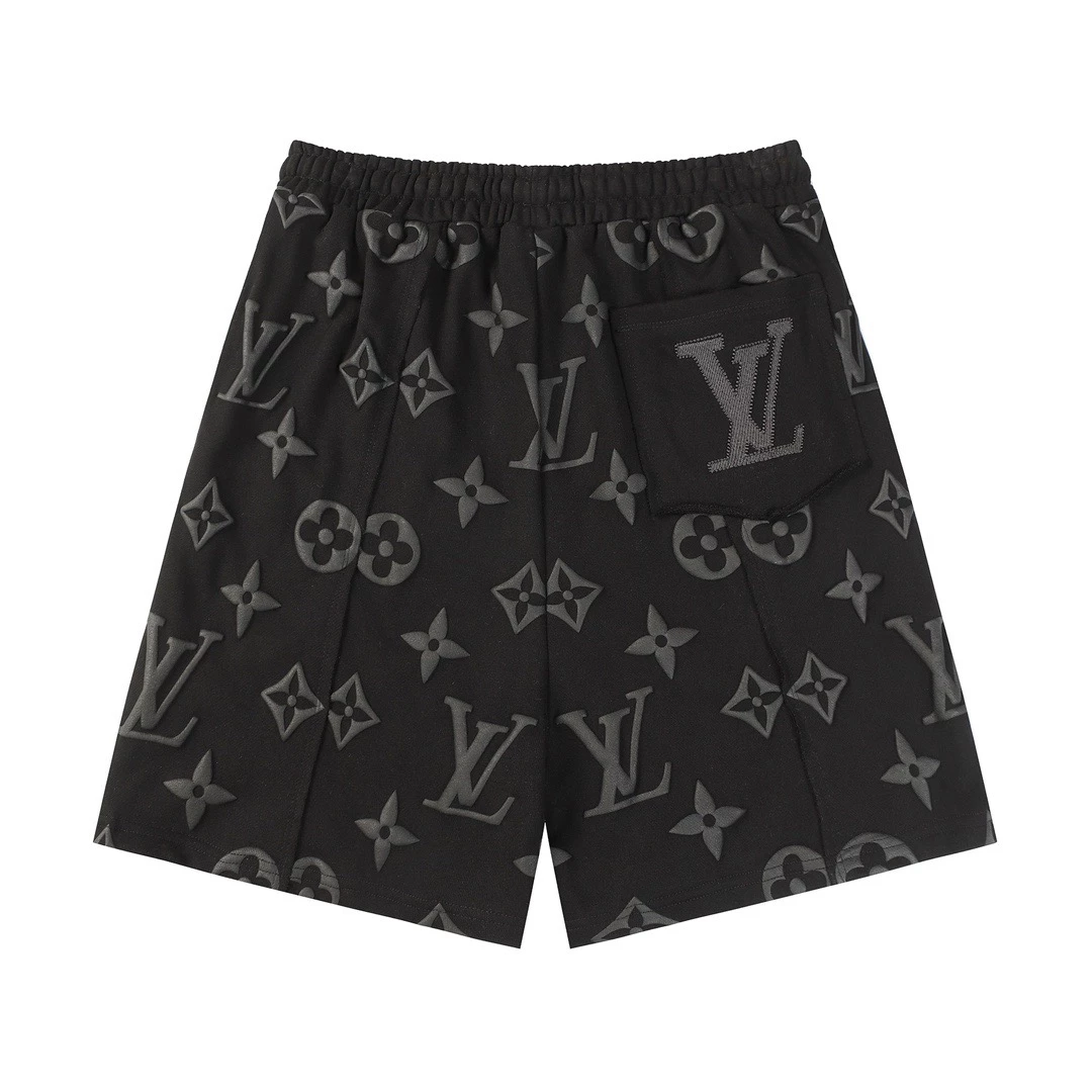 LOUIS VUITTON 'BLACKED' SHORTS- LVC058 LOUIS VUITTON 'BLACKED' SHORTS