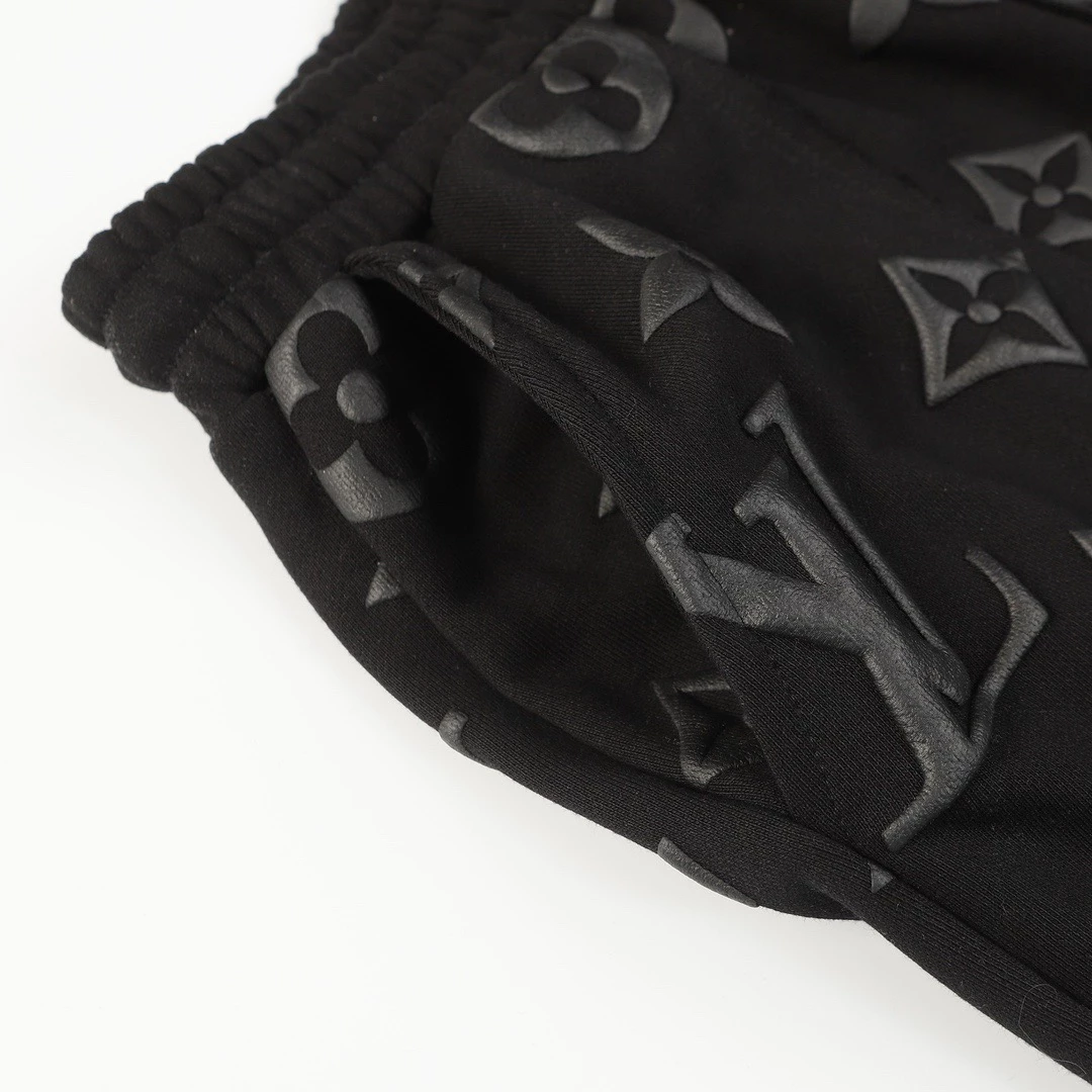 LOUIS VUITTON 'BLACKED' SHORTS- LVC058 LOUIS VUITTON 'BLACKED' SHORTS