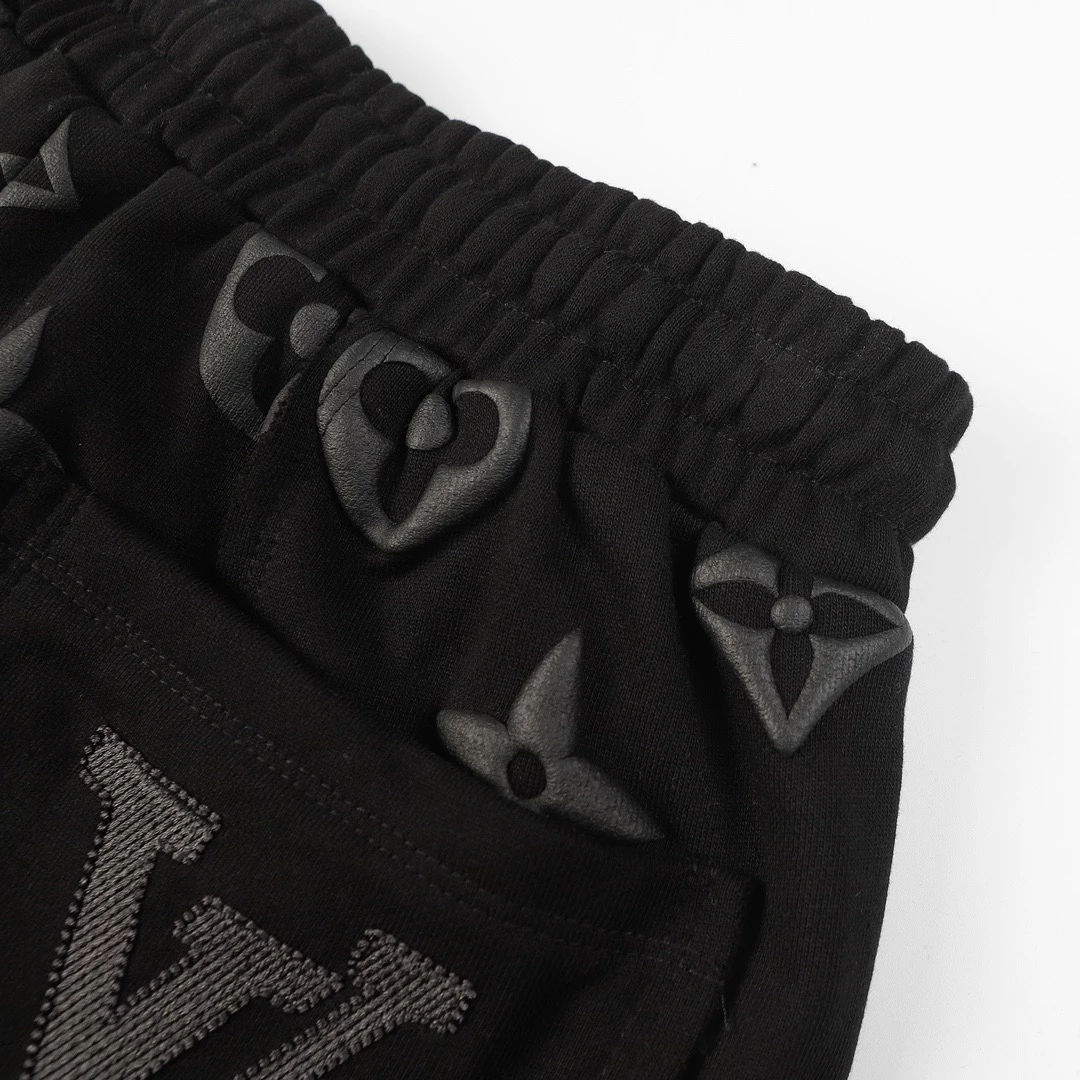 LOUIS VUITTON 'BLACKED' SHORTS- LVC058 LOUIS VUITTON 'BLACKED' SHORTS