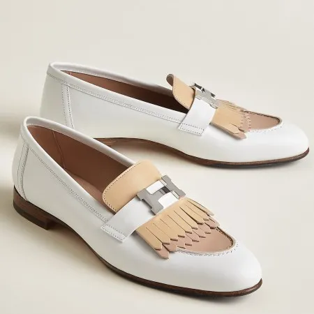 Hermes Women's Royal Loafers in Multicolor Calfksin - HM049 Hermes Women's Royal Loafers in Multicolor Calfksin