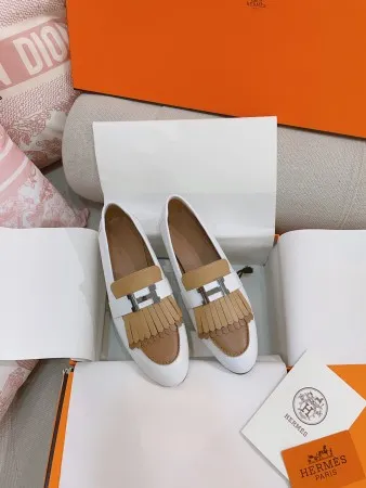 Hermes Women's Royal Loafers in Multicolor Calfksin - HM049 Hermes Women's Royal Loafers in Multicolor Calfksin