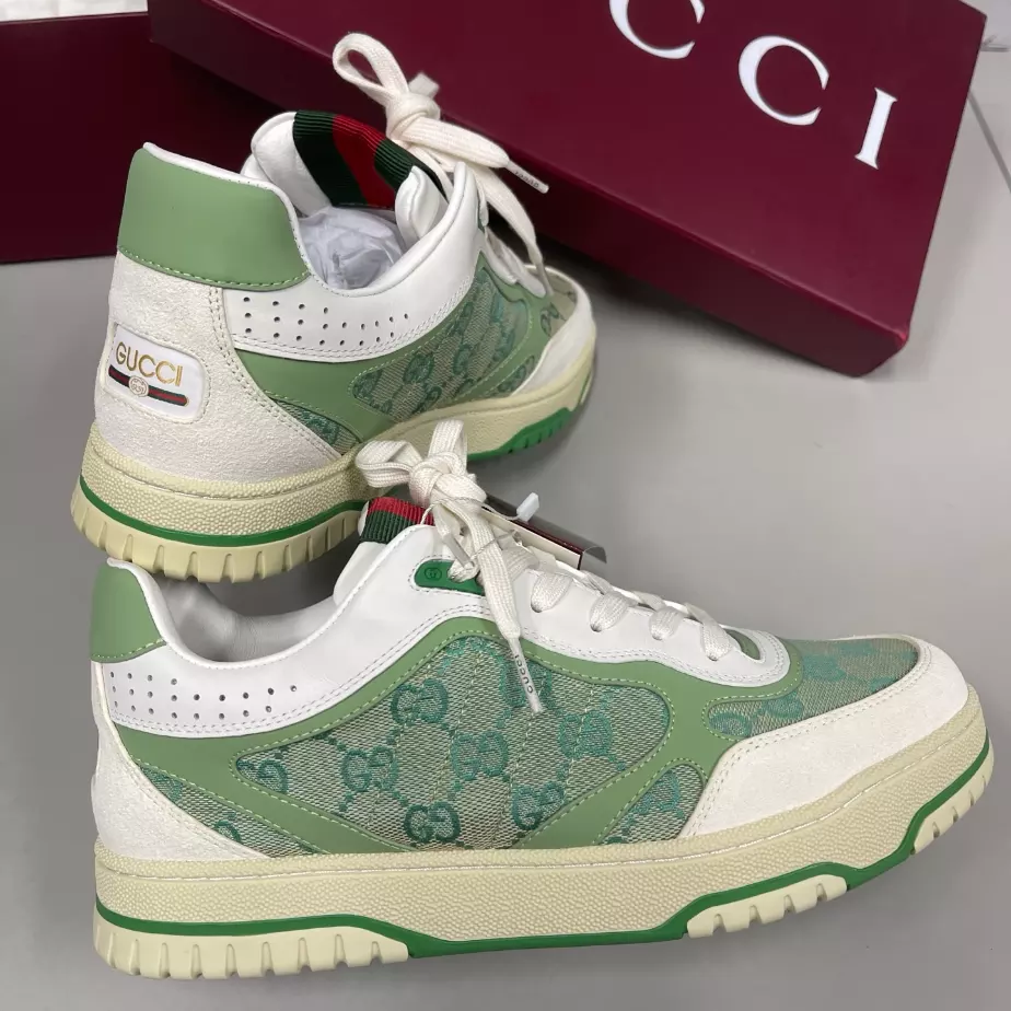 Gucci Re-Web Trainer White Sneakers - GCC208