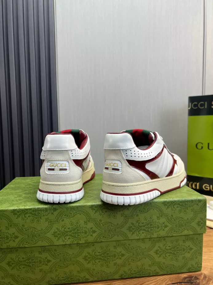 Gucci Re-Web Trainer White Sneakers - GCC208