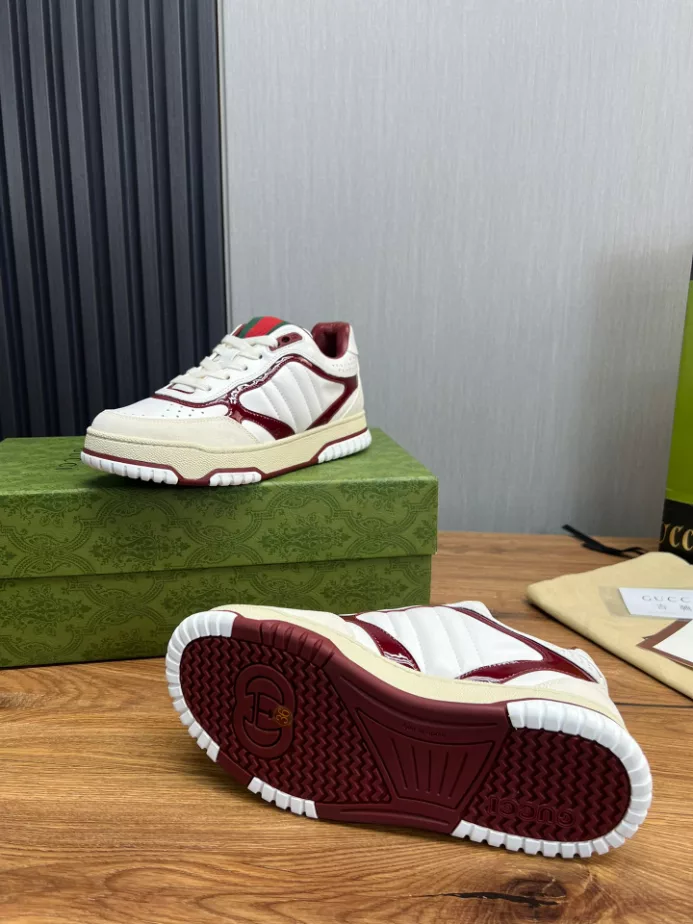 Gucci Re-Web Trainer White Sneakers - GCC208