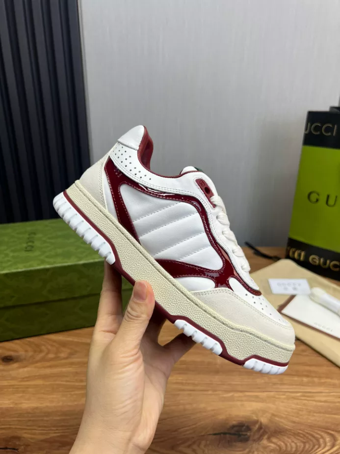 Gucci Re-Web Trainer White Sneakers - GCC208