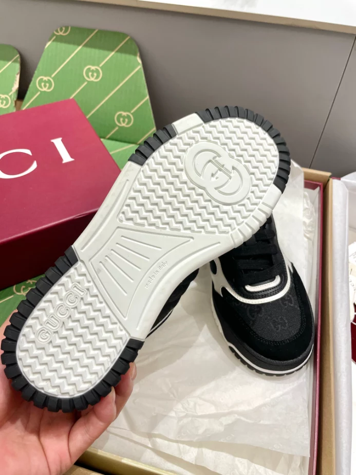 Gucci Re-Web Trainer White Sneakers - GCC208