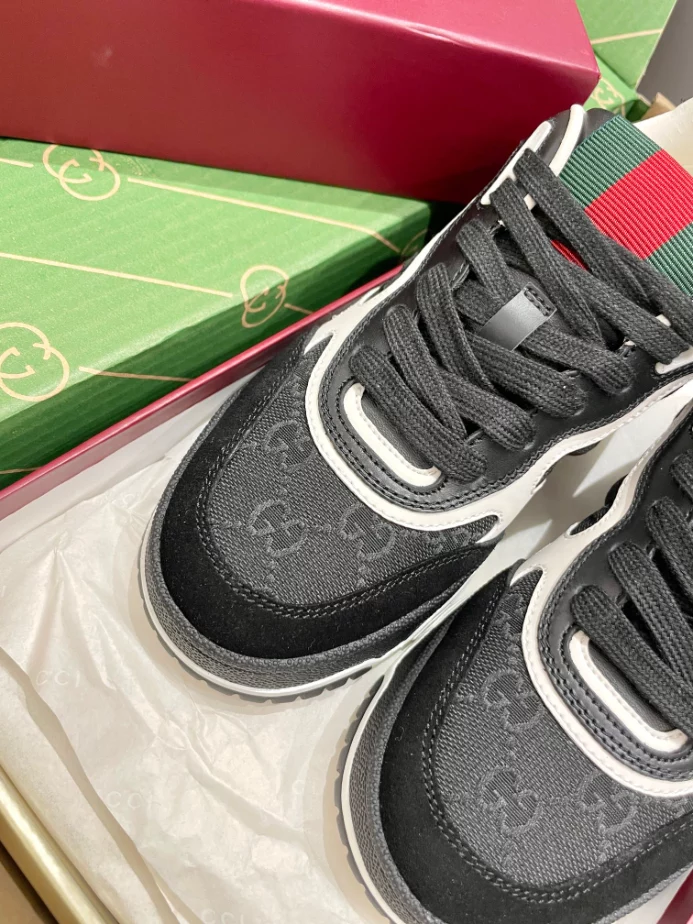 Gucci Re-Web Trainer White Sneakers - GCC208