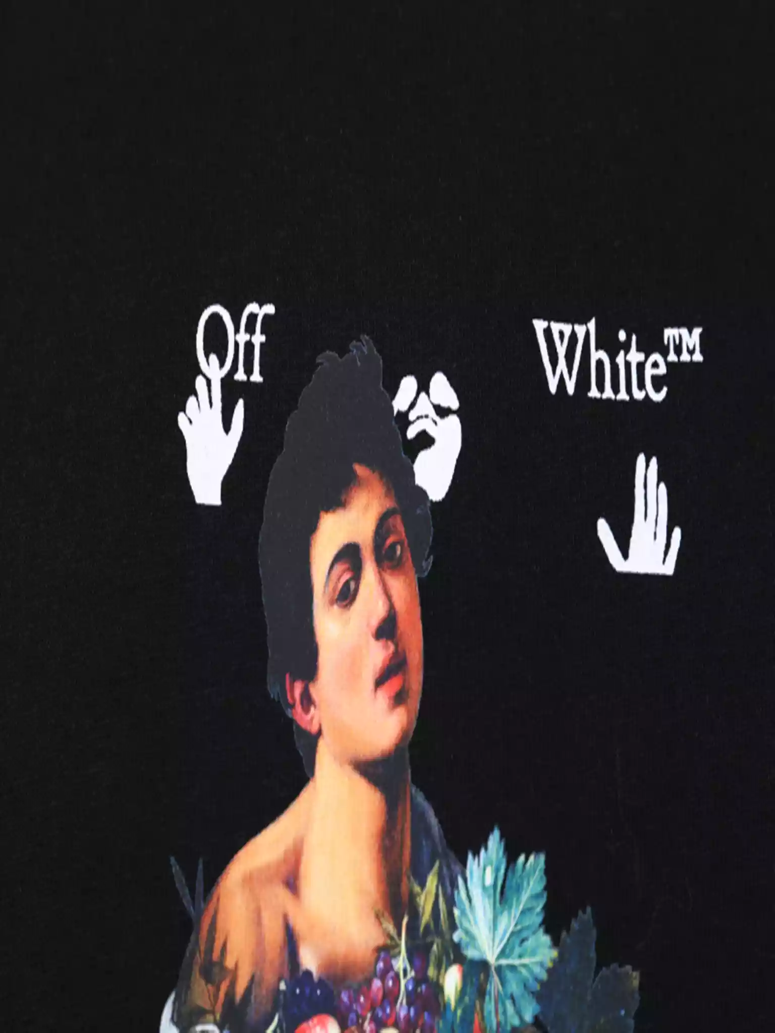 CARAVAGGIO BOY S/S T-SHIRT IN BLACK - OWS020 CARAVAGGIO BOY S/S T-SHIRT IN BLACK