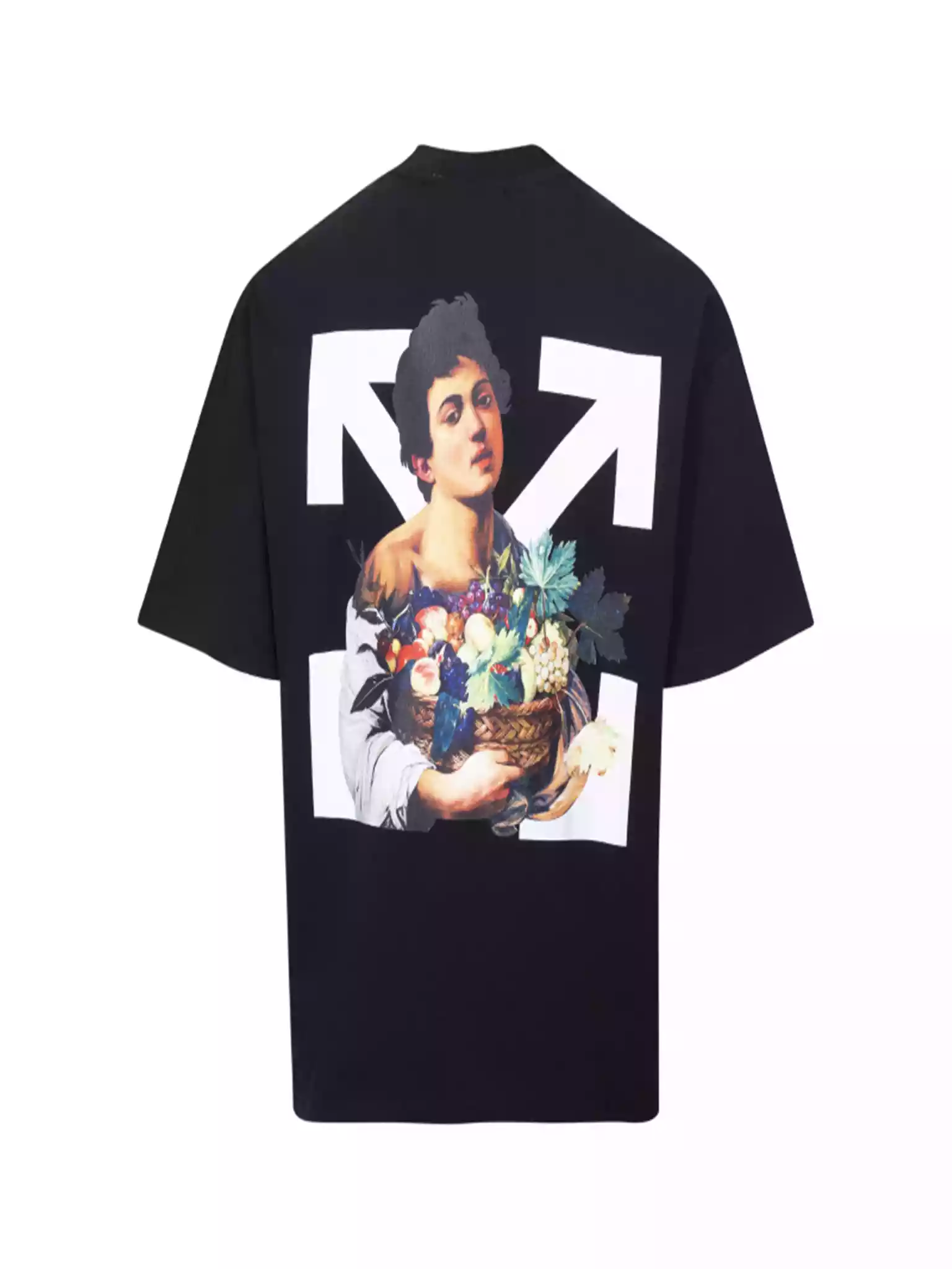 CARAVAGGIO BOY S/S T-SHIRT IN BLACK - OWS020 CARAVAGGIO BOY S/S T-SHIRT IN BLACK