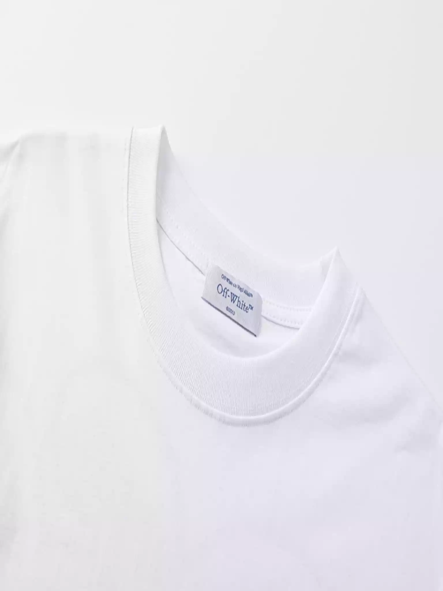 Off-White Bubble Fff T-shirt In White - OWS023 Off-White Bubble Fff T-shirt In White